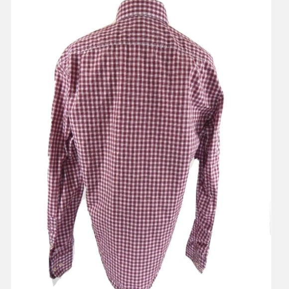 Hammer Made Red White Check Button Down - Picture 3 of 4